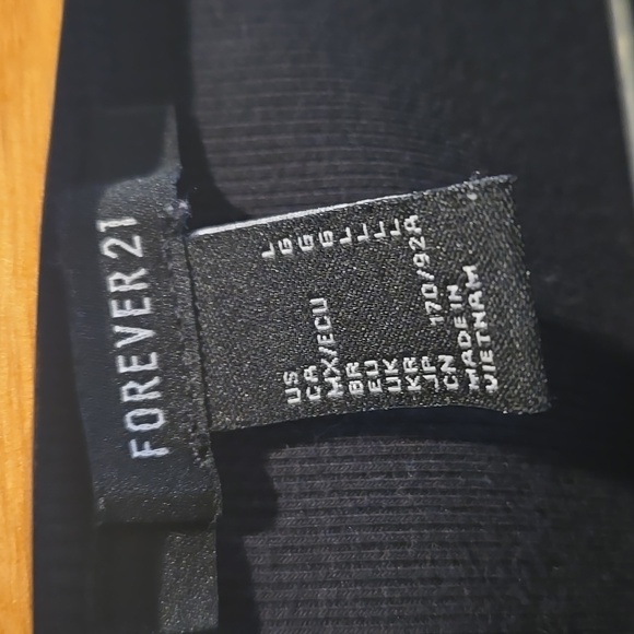 Forever 21 Black Ribbed Tank Dress - Picture 2 of 8